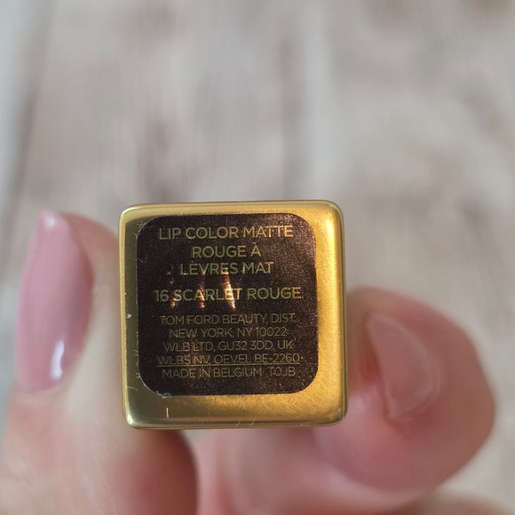 Tom Ford Lipstick Rouge A Levres Mat 16 Scarlet Rouge - Red mini - Picture 3 of 3